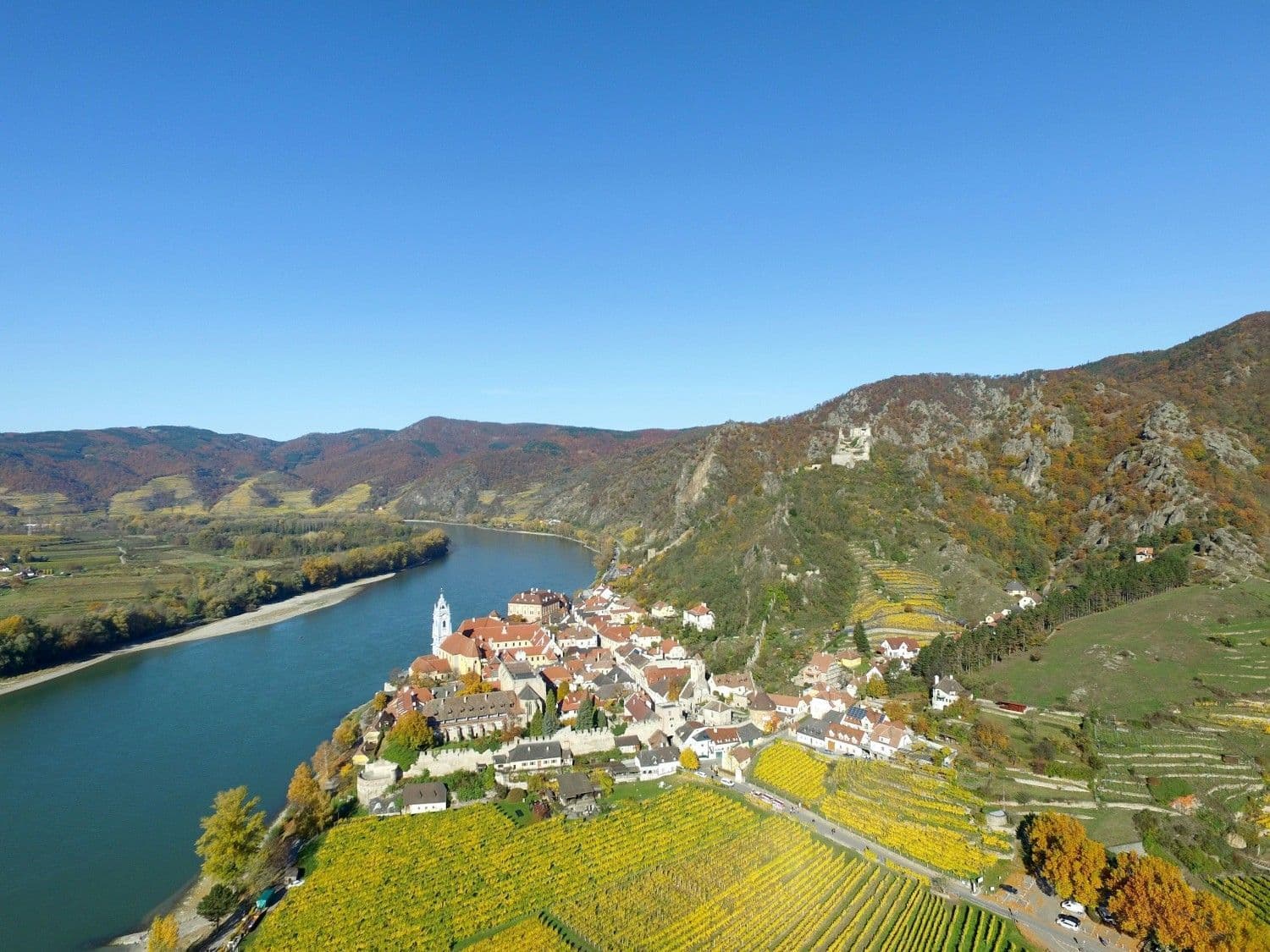 Wachau Valley Vineyards and Villages 