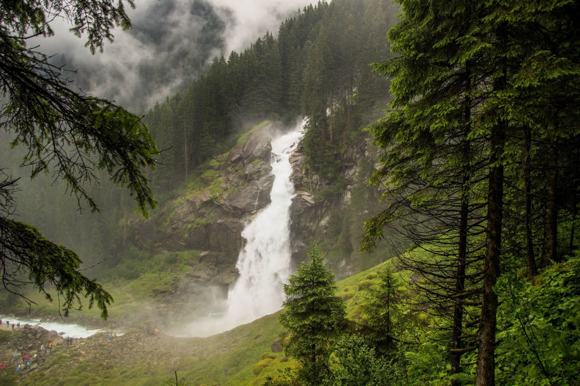 Spectacular Krimml Waterfalls