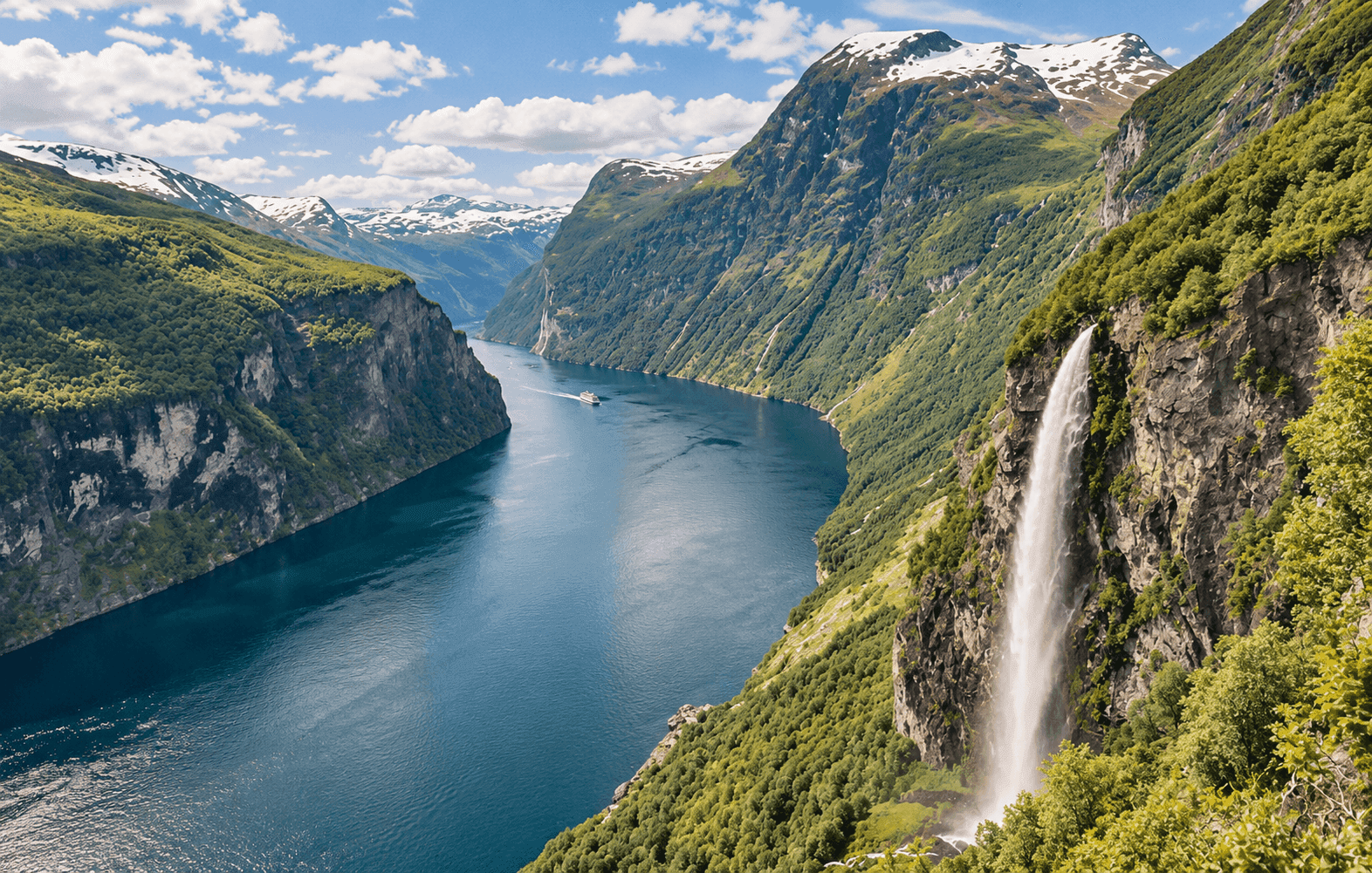 Alesund and Geirangerfjord Norway Bike Tour