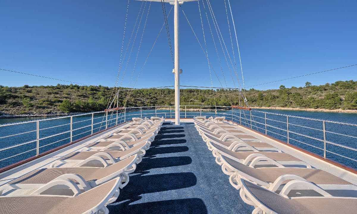 Spacious Sun Deck with Open Sea Views
