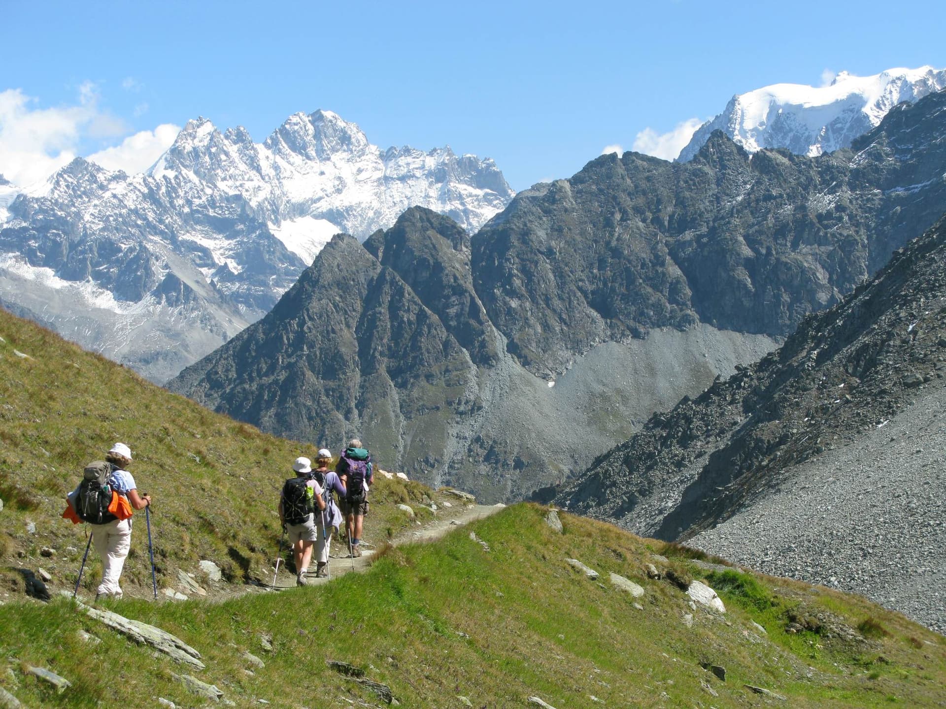 Glaciers, Passes & Peaks between Arolla to Zermatt Walking Tour 