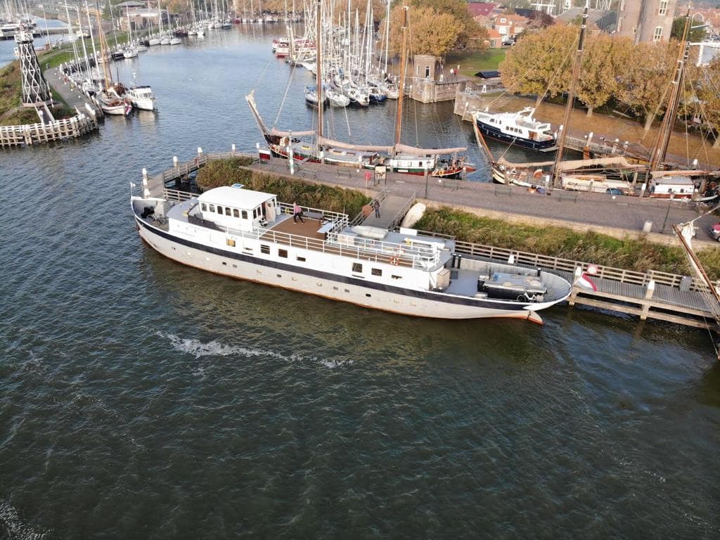 Classic Dutch Barge with Character
