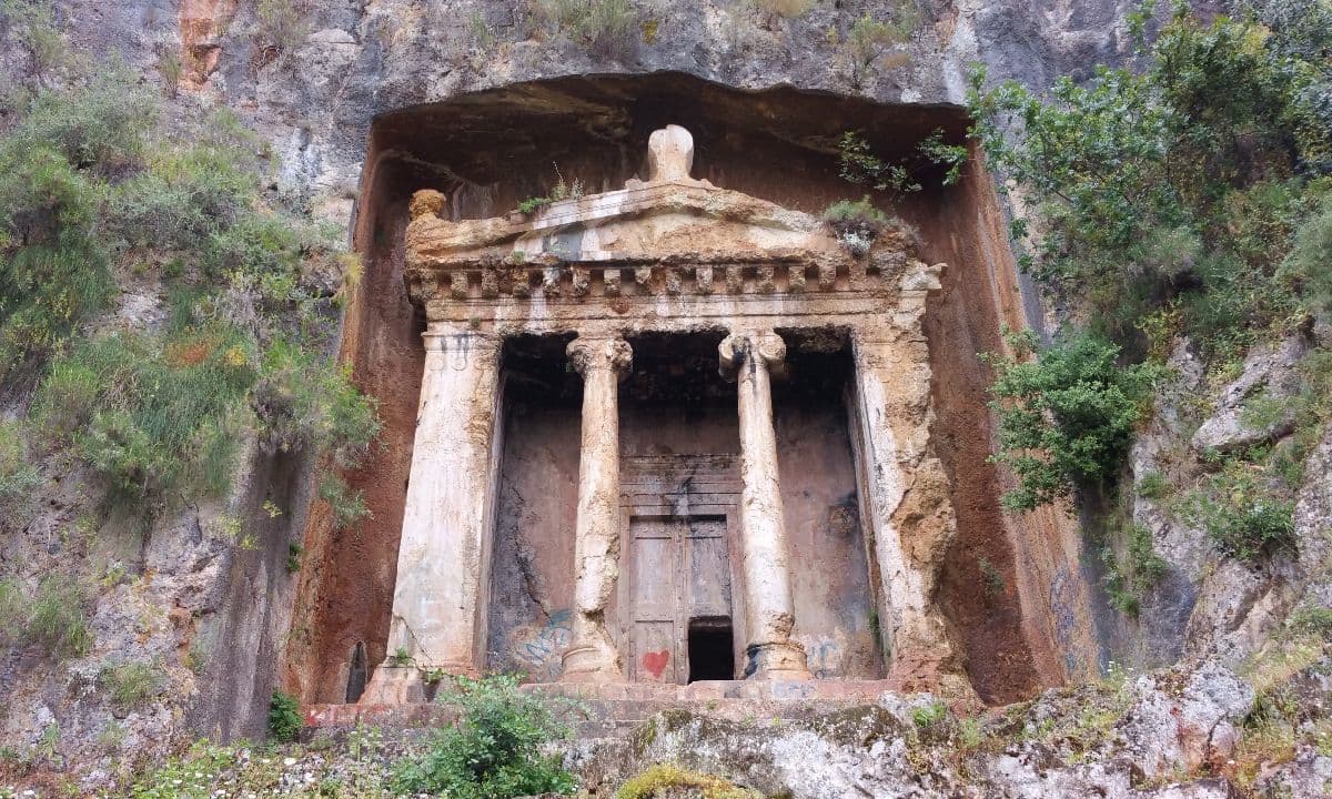 Ancient Lycian Rock Tombs at Dalyan