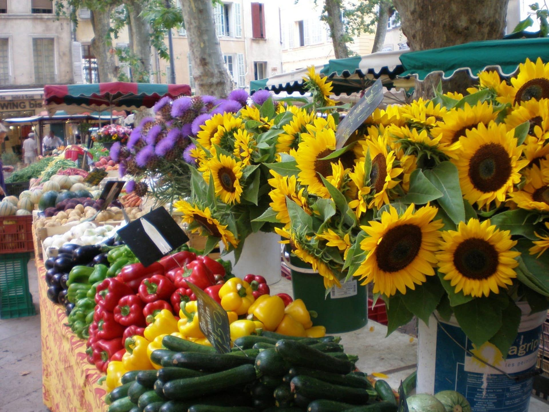 Vibrant Saint-Rémy Wednesday Market