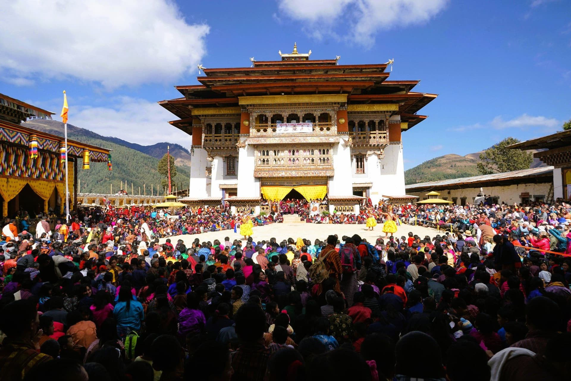 Festive Spirit at Gangtey Top