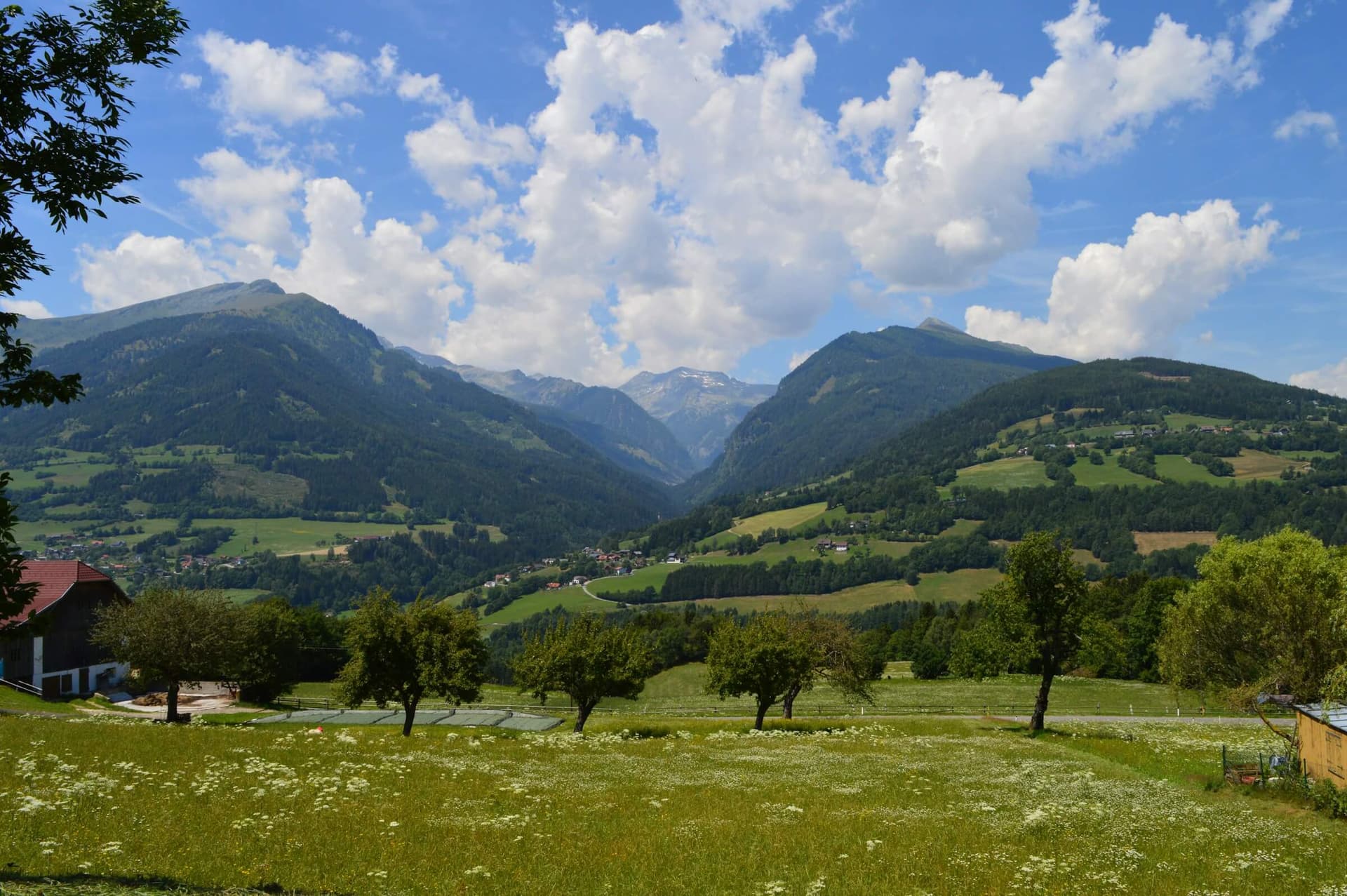 Scenic Ride through the Alps