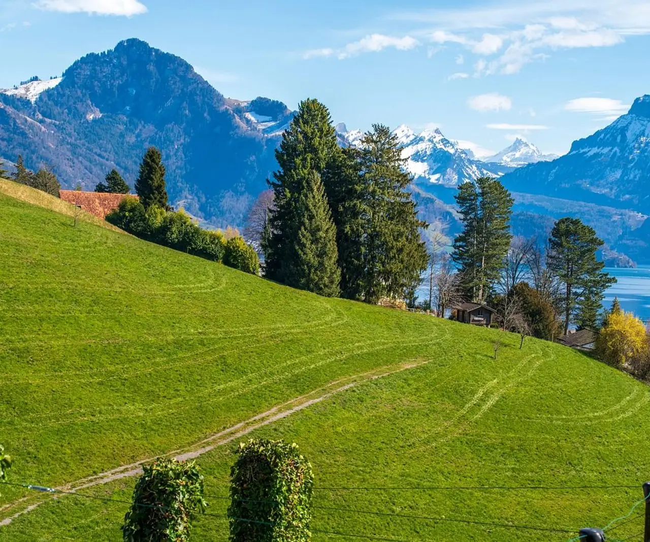 Weggis Lake Lucerne Switzerland