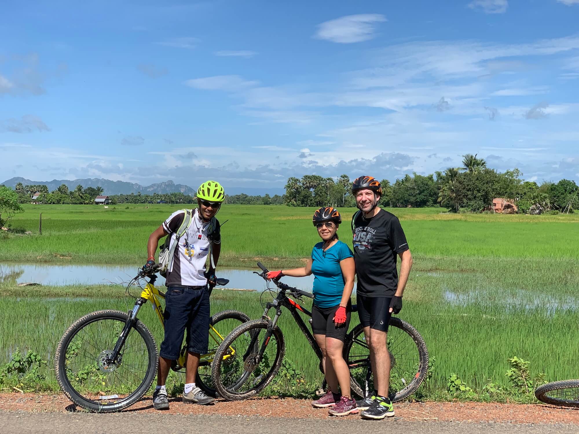 biking