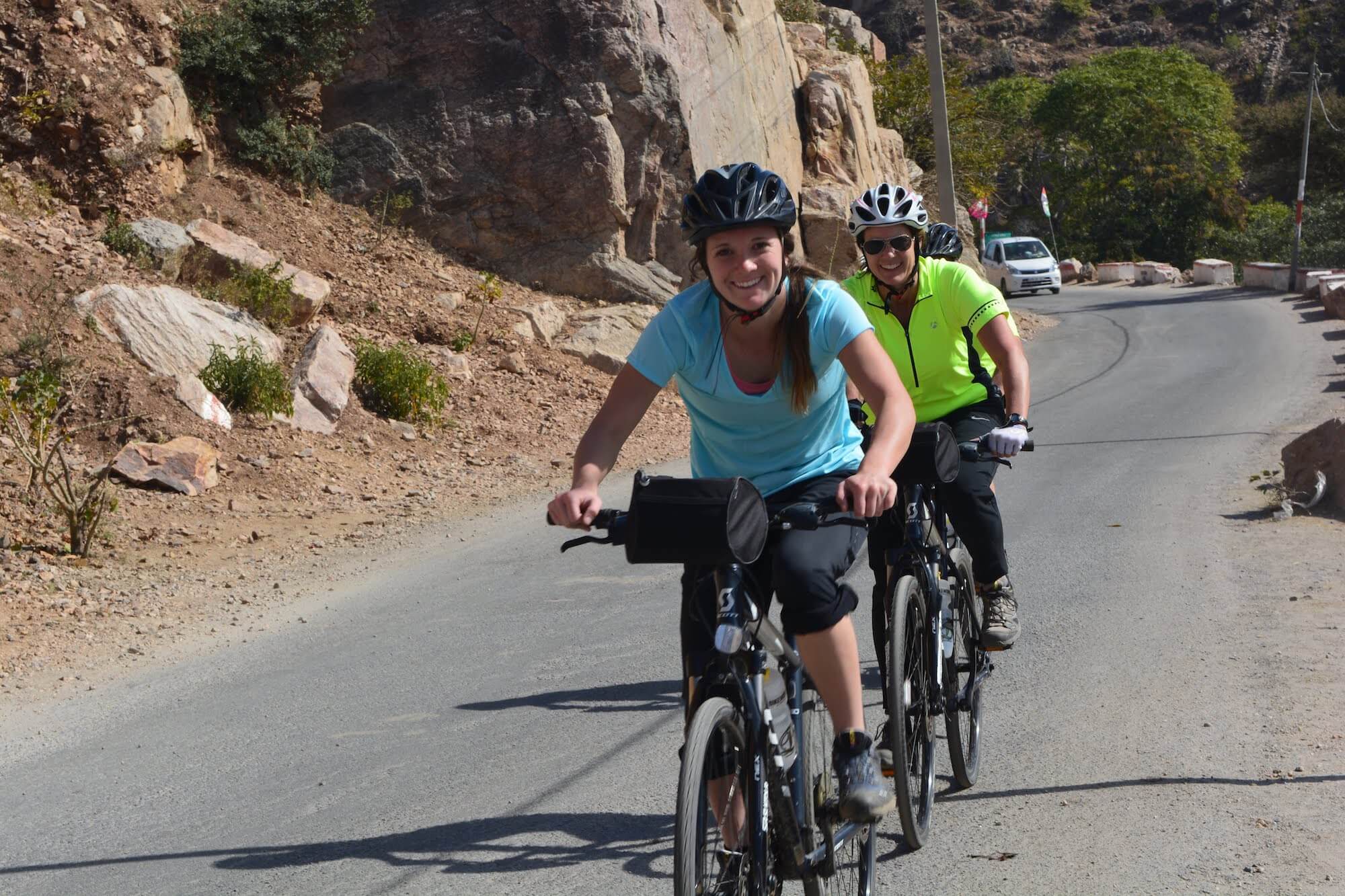 biking