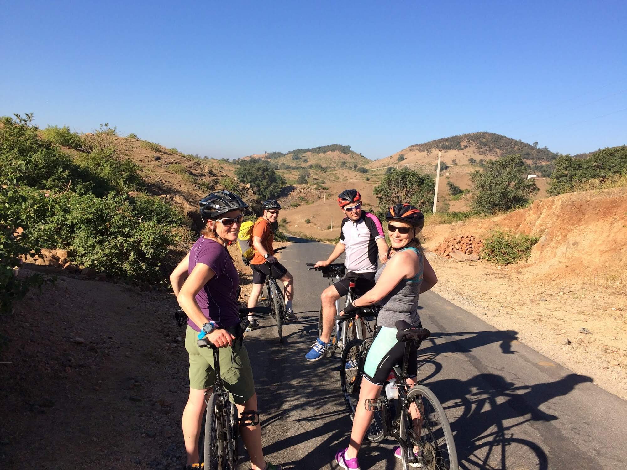 biking