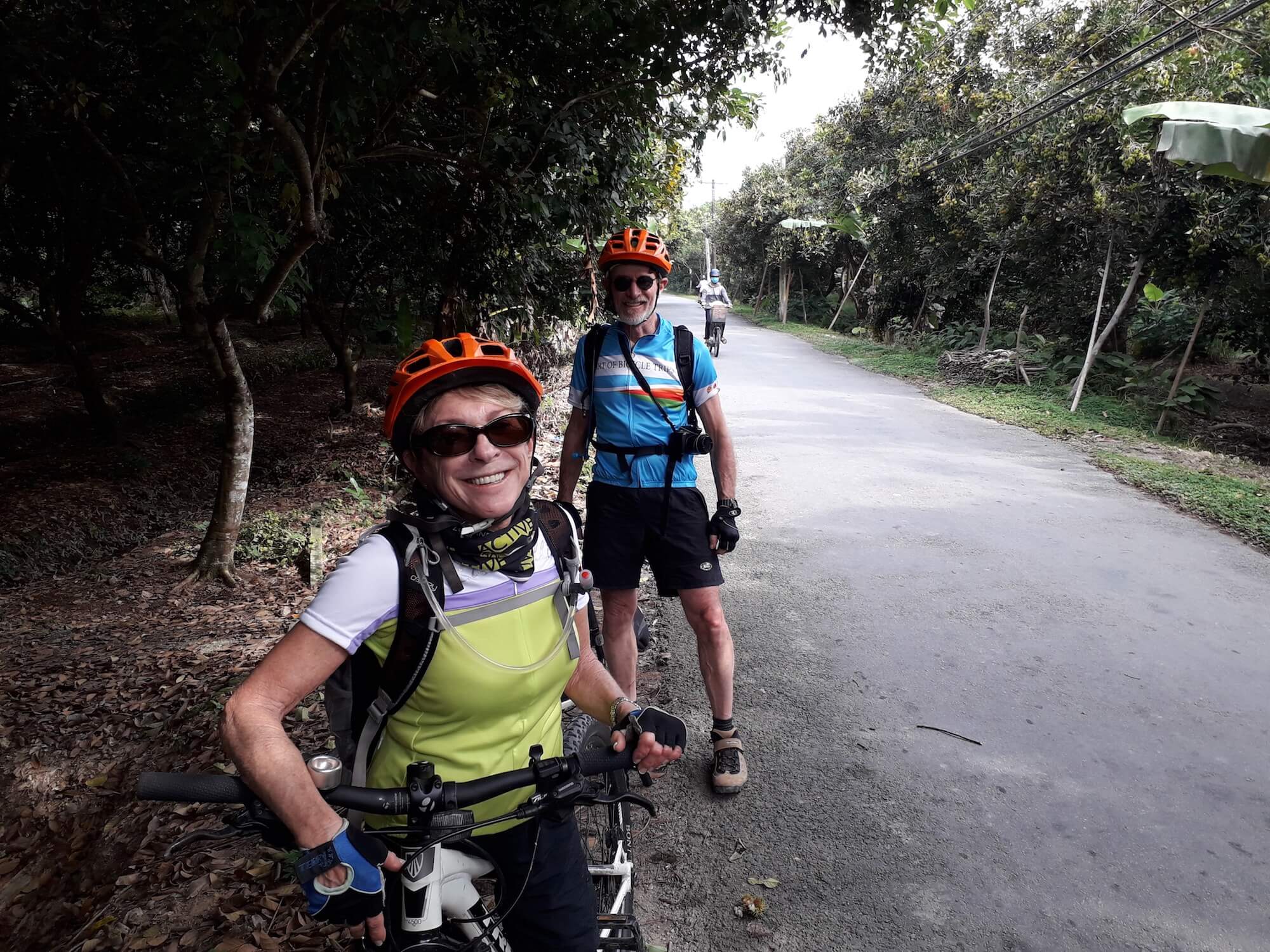 biking